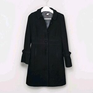 J. Crew Factory Black Trench Coat